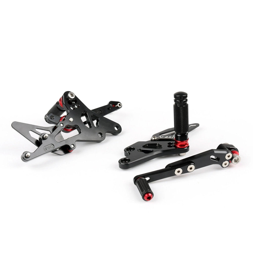 CNC Adjustable Rearset Foot Rest Pegs for Suzuki GSXR1000 (2009–2016) #8