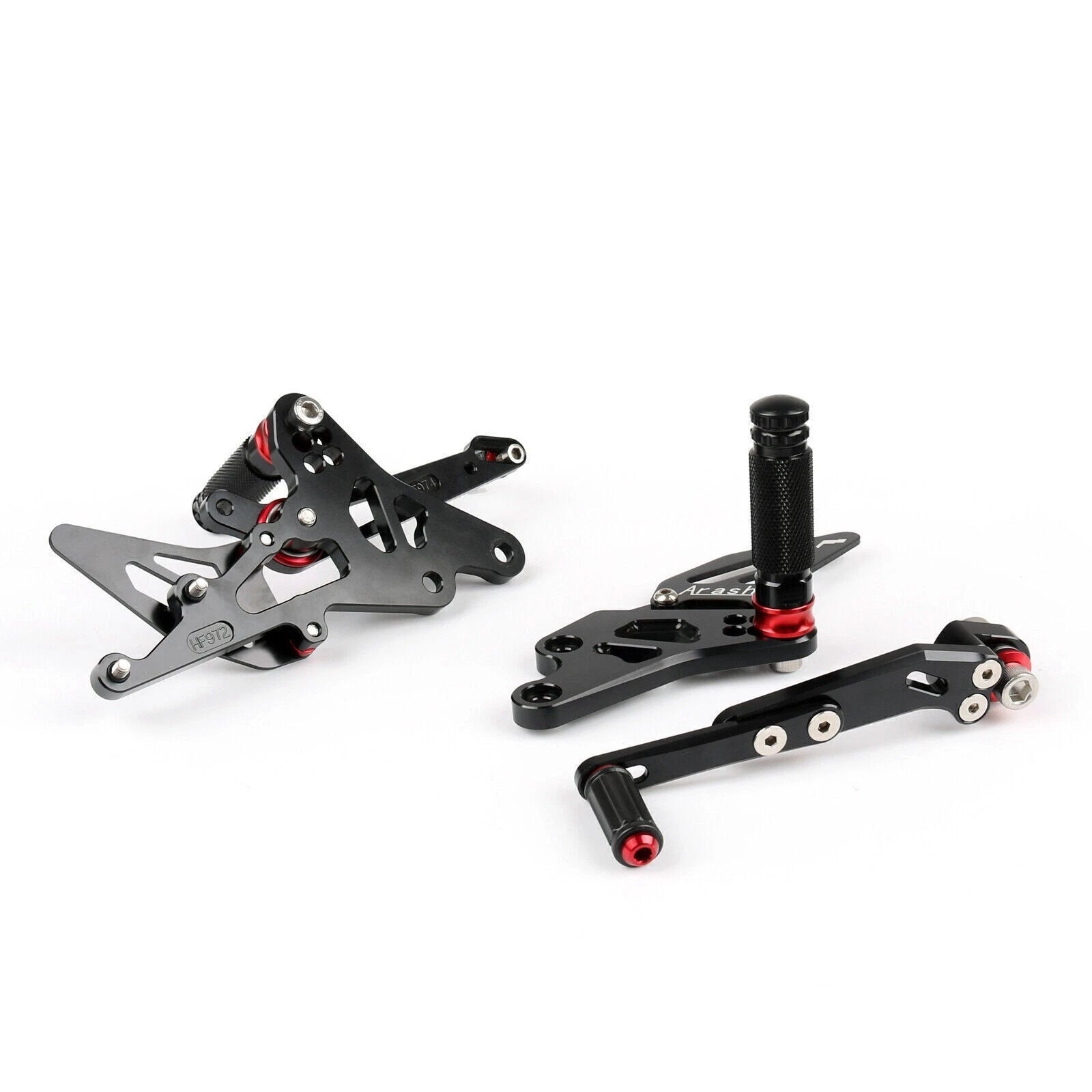 CNC Adjustable Rearset Foot Rest Pegs for Suzuki GSXR1000 (2009–2016) #8