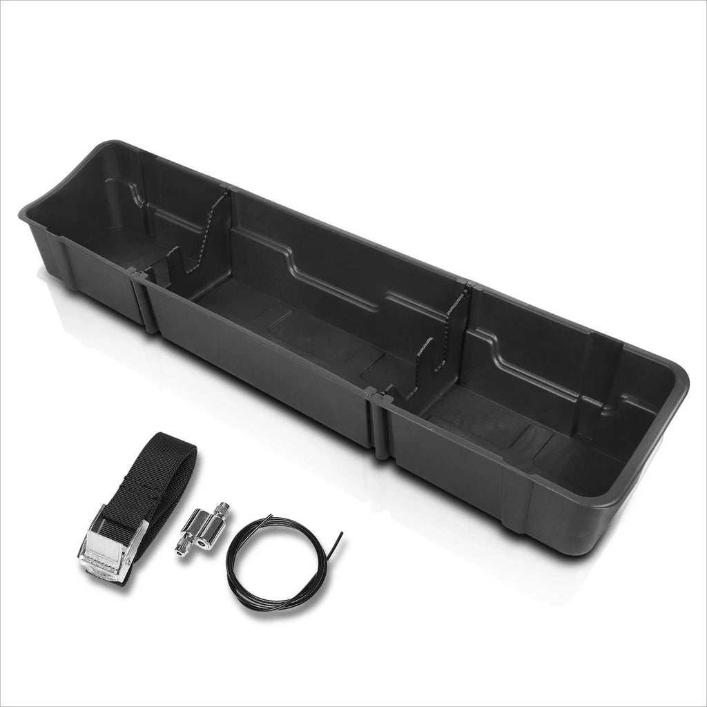 Under Seat Cargo Storage Box Organizer for Ford F150-F350 SuperCrew (2015–2024)