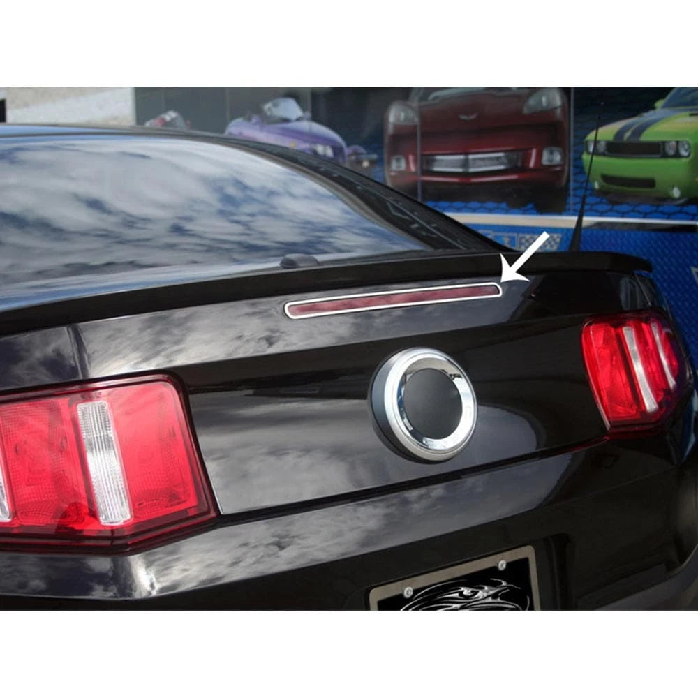 3rd Brake Light Trim Ring Polished Stainless Steel for Ford Mustang (2010–2012)