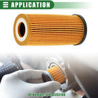 Set of 2 Engine Oil Filters for BMW X1 (2000–2022) No. 11428593186