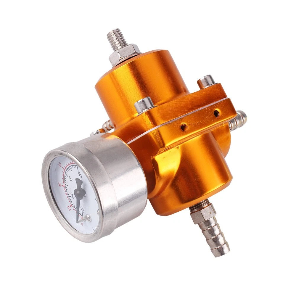 Adjustable 1-140 PSI Fuel Pressure Regulator for Universal Applications