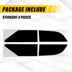 Smoked Tail Light Cover Overlays for Dodge Durango (2014–2021)