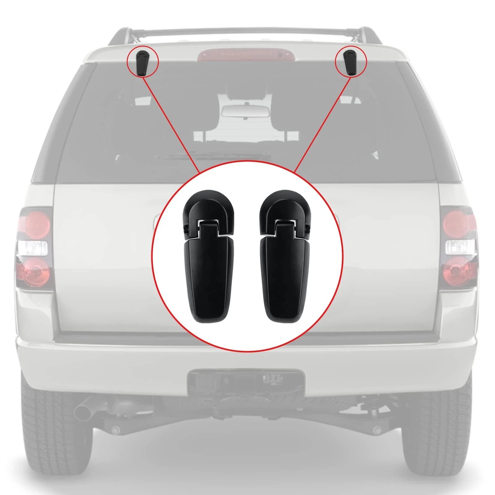 Rear Window Liftgate Glass Hinge for Mercury Mountaineer (2006)