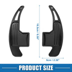 Set of 2 Steering Wheel Shift Paddles for Ford Mustang (2015–2021) Black