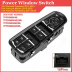 Master Power Window Switch for Porsche Panamera Cayenne Macan (2003–2024)