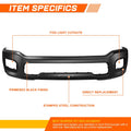Steel Front Bumper Face Bar for Ram 2500 3500 (2019–2024) w/ Fog Light Holes