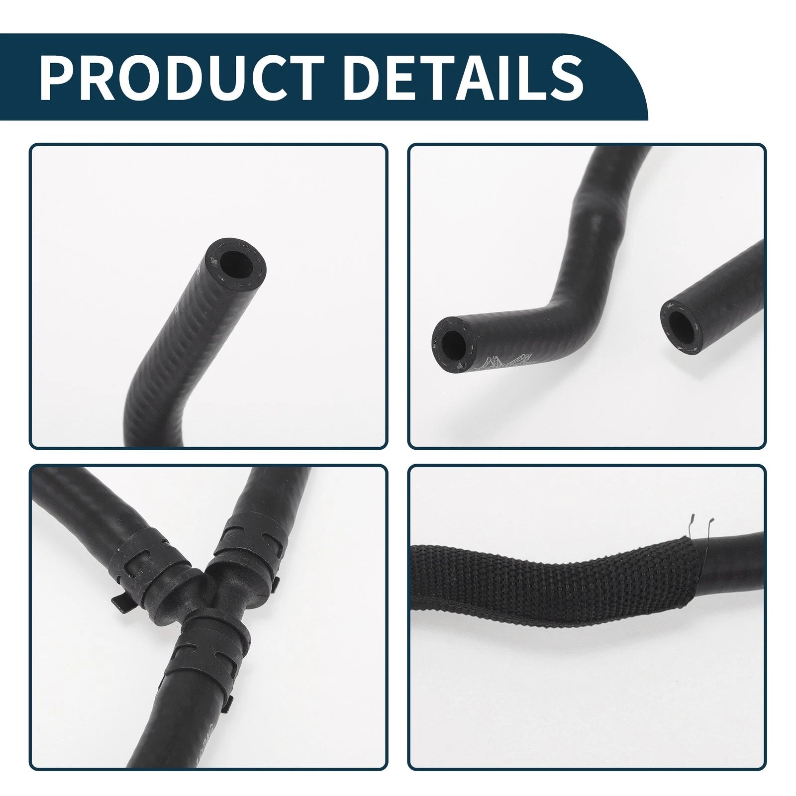 Radiator Hose Coolant Pipe for Audi A6 3.2L V6 (2006–2011) 4F0121107AG Rubber