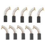 10pcs Carbon Brushes for DH24PC3 DH24PB Hammer Drill (Replacement Part)