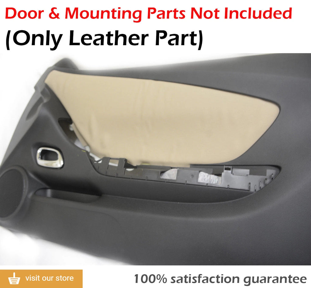 Door Panel Insert Cards for Chevrolet Camaro (2010–2015) Beige Leather