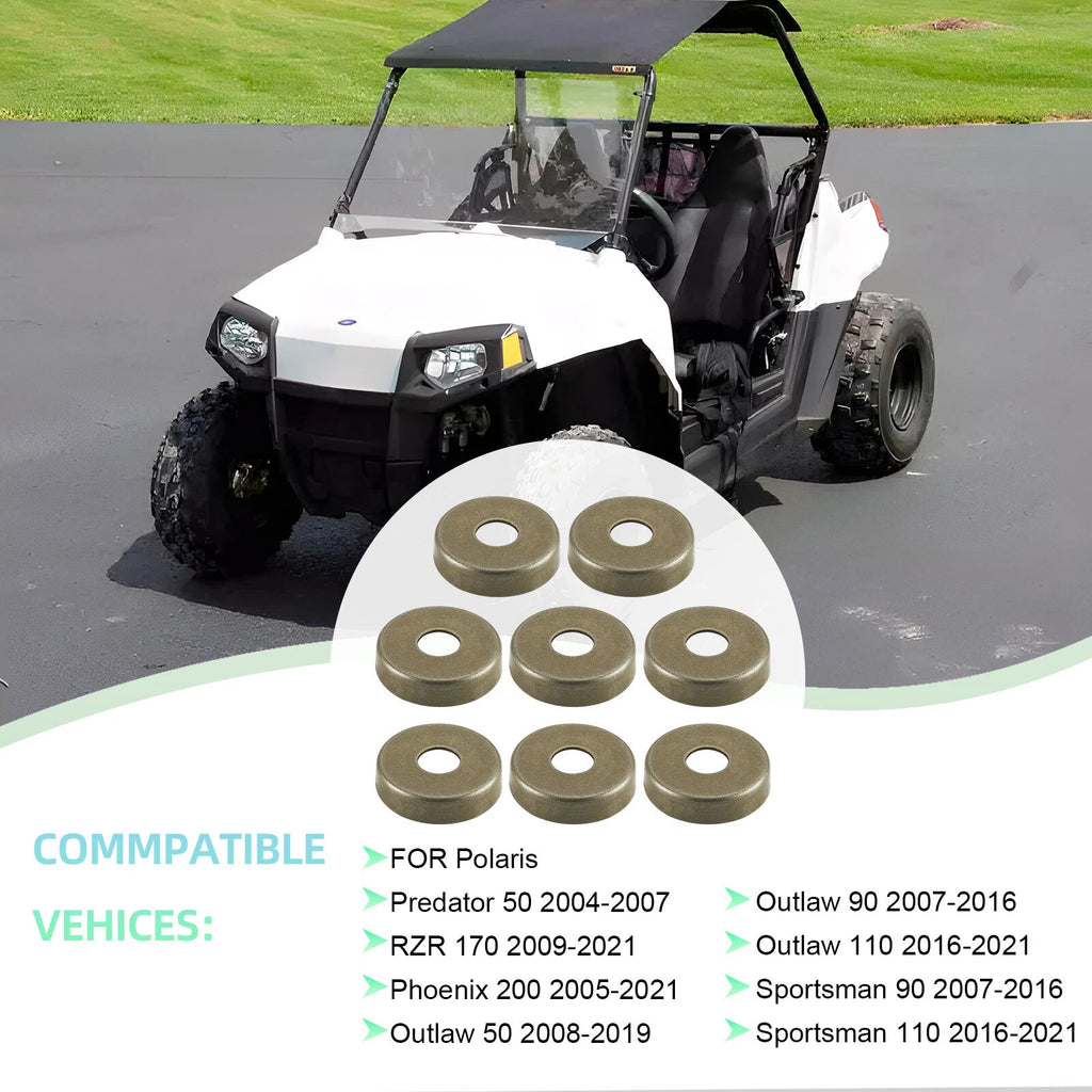 Set of 8 Front Arm Bushing Rubber Caps for Polaris Predator 50 (2004–2007) 0451762