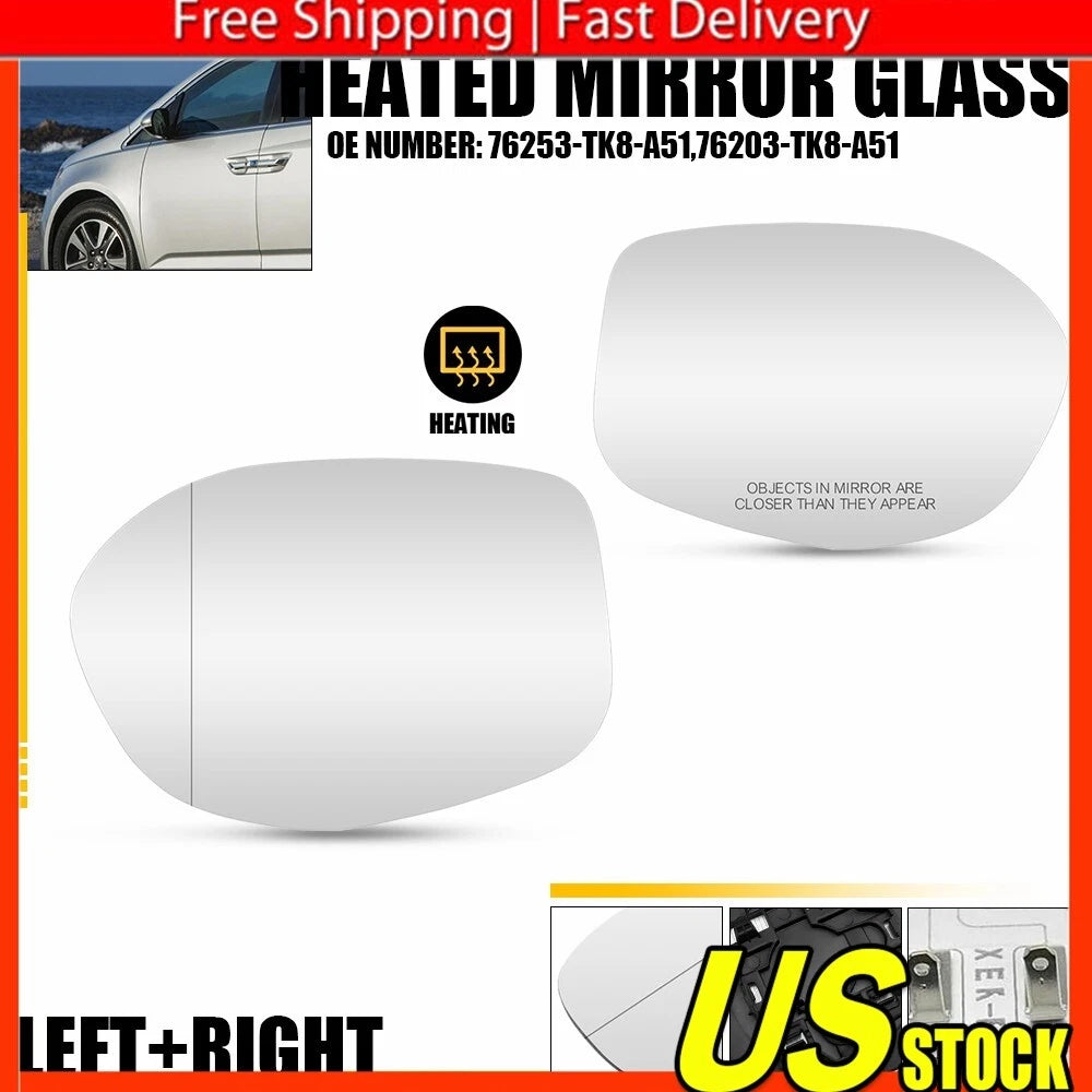 Heated Mirror Glass for Honda Odyssey (2014â2017)