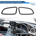 Set of 2 Air Condition Outlet Vent Trim Cover Frame for Mercedes-Benz C300 