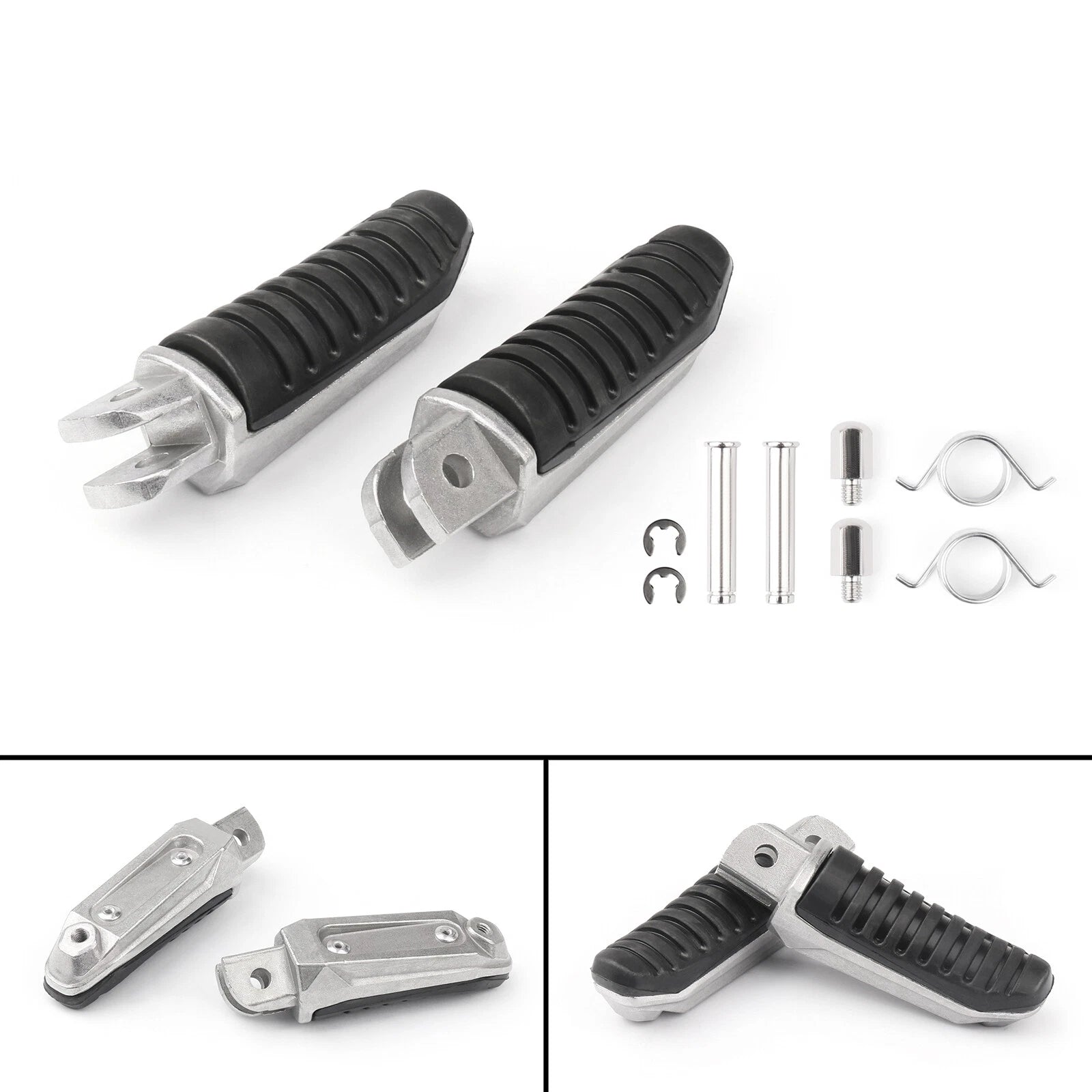 Front Footrests Foot Pegs for Suzuki V-Strom DL650 GSX1250 GSX1300 (2004–2023)