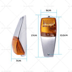 5x LED Roof Lights for Truck (12V) - Clear Amber Cab Top Running Marker