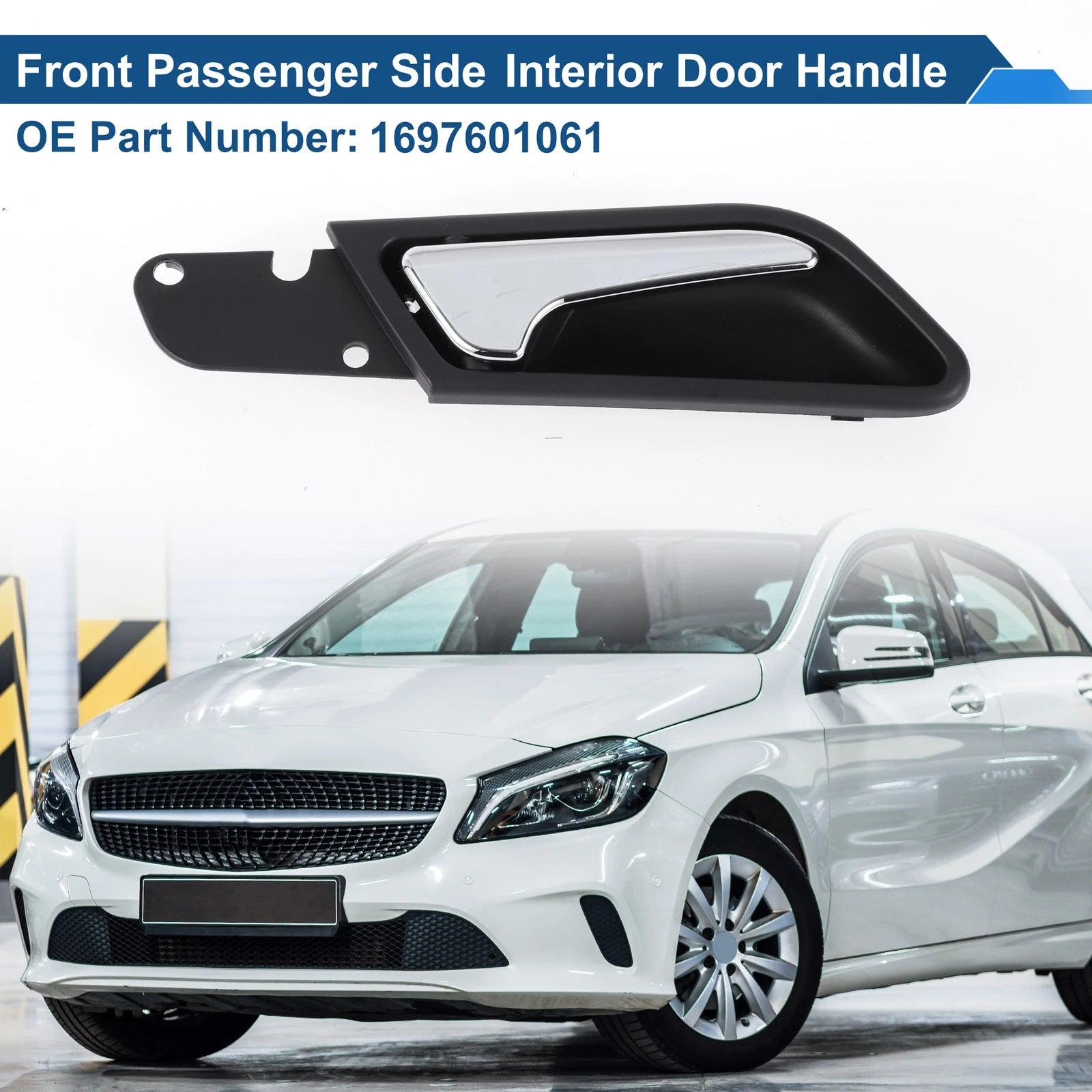 Front Driver Side Interior Door Handle for Mercedes-Benz A180 (2005–2012) No. 1697601061