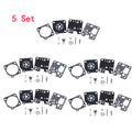 Set of 5 Carburetor Rebuild Kits RB-107 for ZAMA Echo SRM230 SRM231 PB230 PB231