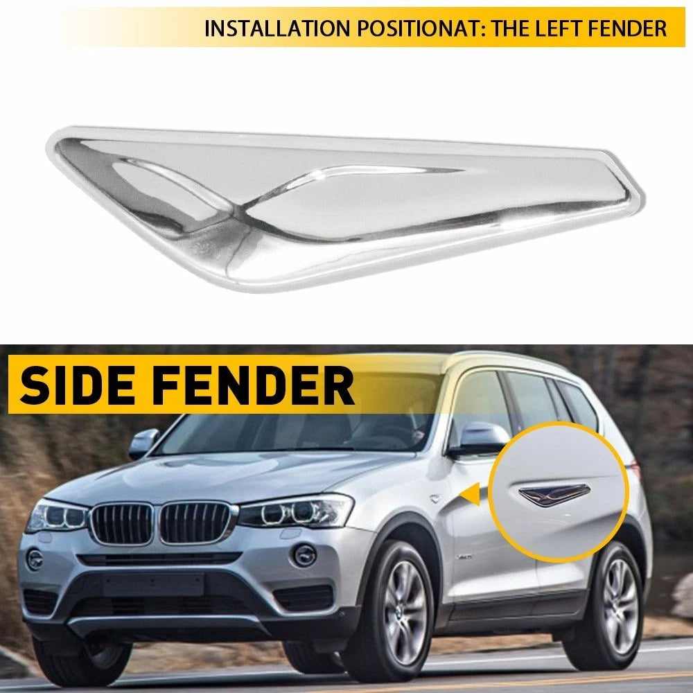 Front Chrome Left Fender Side Trim Finisher for BMW X4 F26 (2015–2017)