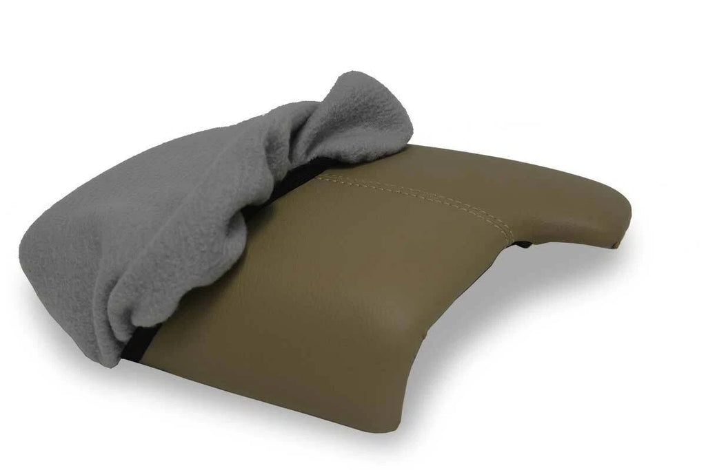 Fleece Console Lid Armrest Cover for Honda Accord (2013–2017) Gray