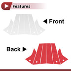 Door Pillar Window Trim for Ford Mach-E (2021–2022) Silver Tone