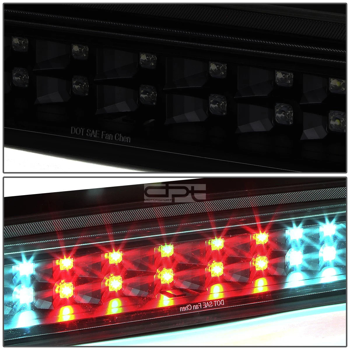 2X Tinted LED Third Tail Brake Light for Tundra (2007–2018)