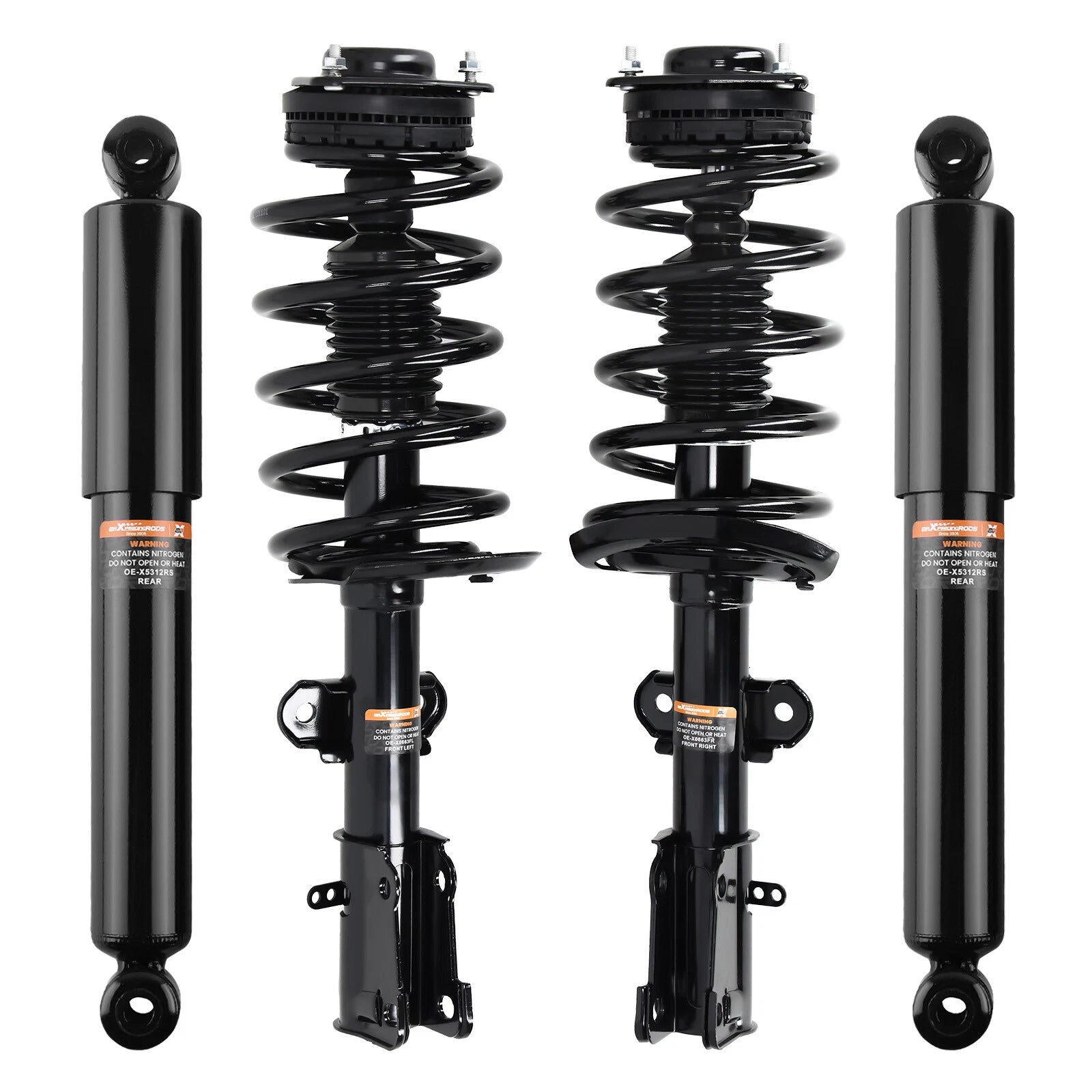 Set of 4 Shock Struts for Volkswagen Routan (2011–2012)