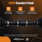 Pair Front CV Axle Shaft for Nissan Rogue (2007–2013)