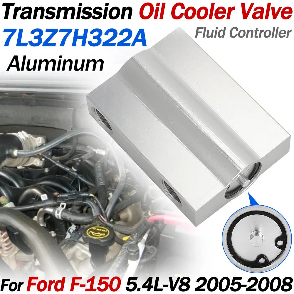 Automatic Cooling Trans Oil Cooler Valve for Ford F-150 (2005–2008) 7L3Z-7H322-A