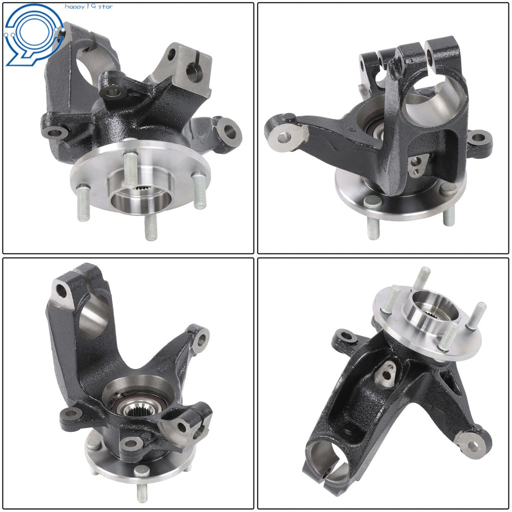 Front Right Steering Knuckle and Wheel Hub Bearing for Ford Focus (2006–2011)