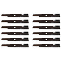 12 Notched Air-Lift Mower Blades for Exmark (Replaces 103-6387)