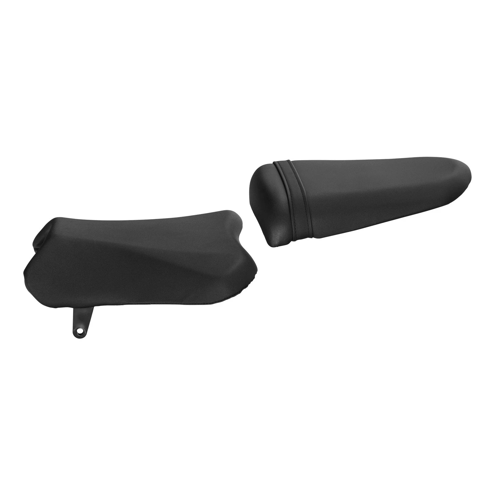 Black Driver & Passenger Seats for Suzuki GSXR1000 (2003–2004)