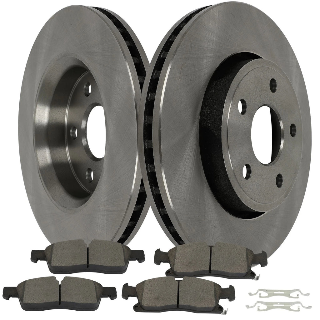 Front Brake Pad & Rotor for Jeep Grand Cherokee (2018) 12.99 in. Diameter