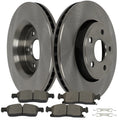 Front Brake Pad & Rotor for Jeep Grand Cherokee (2018) 12.99 in. Diameter