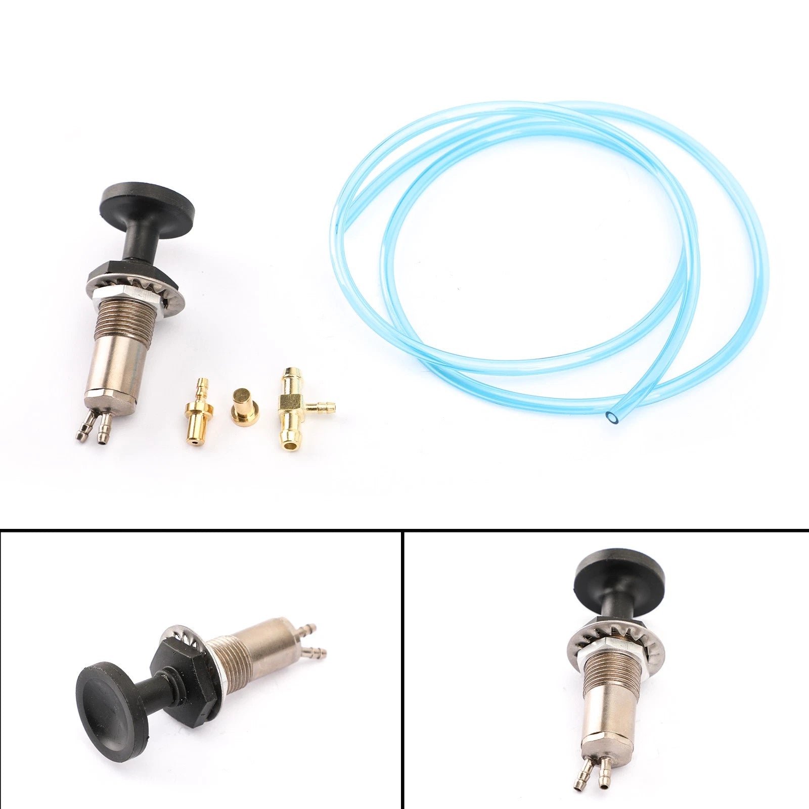 Fuel Primer Plunger Pump Kit for Snowmobile Cat Polaris SkiDoo Yamaha