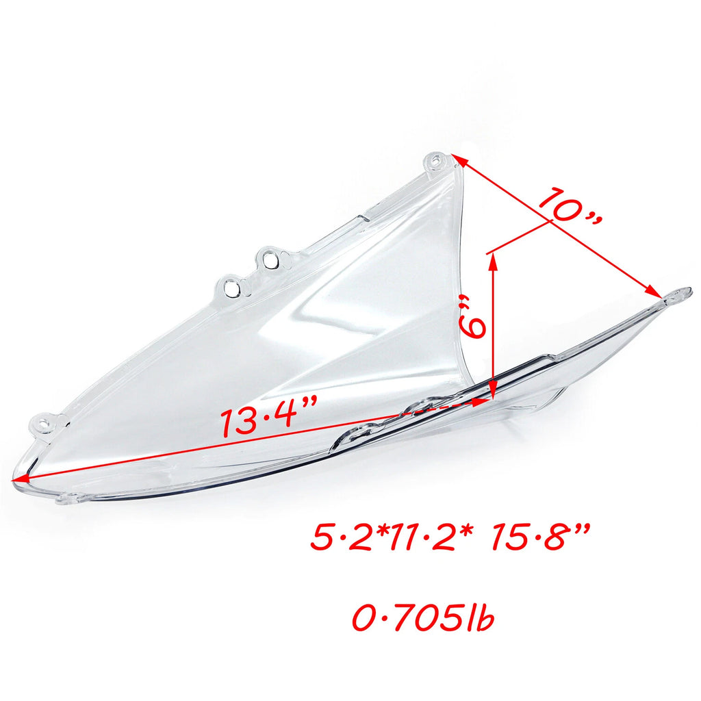 Clear Double Bubble Windscreen for Ducati 899/1199 (2012–2014)
