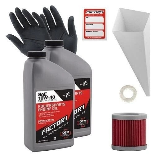 2qt Oil Change Kit for Suzuki DR-Z400, DR-Z400SM (2000–2023)