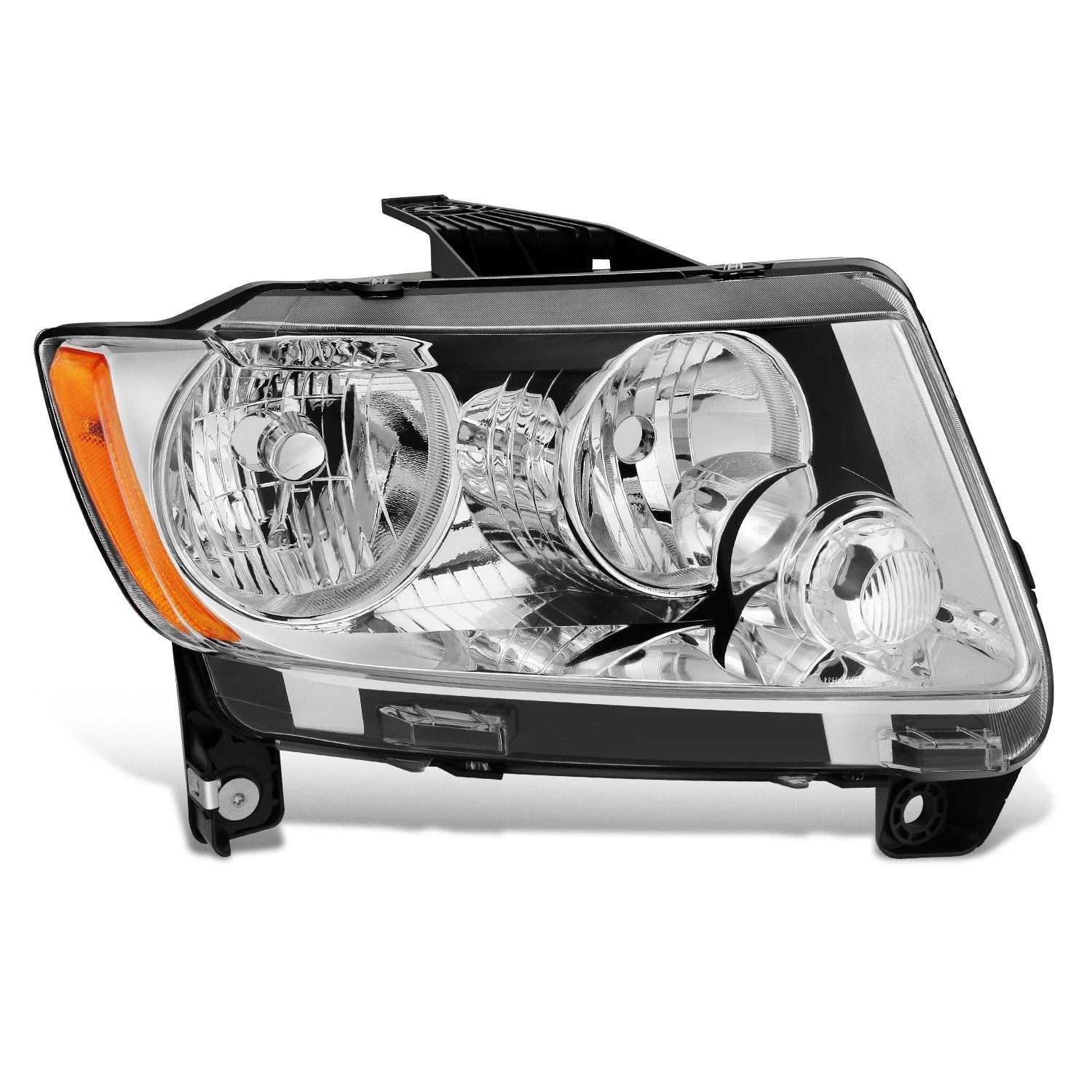OE Chrome Housing Amber Corner Right Headlight for Jeep Grand Cherokee (2011–2013)