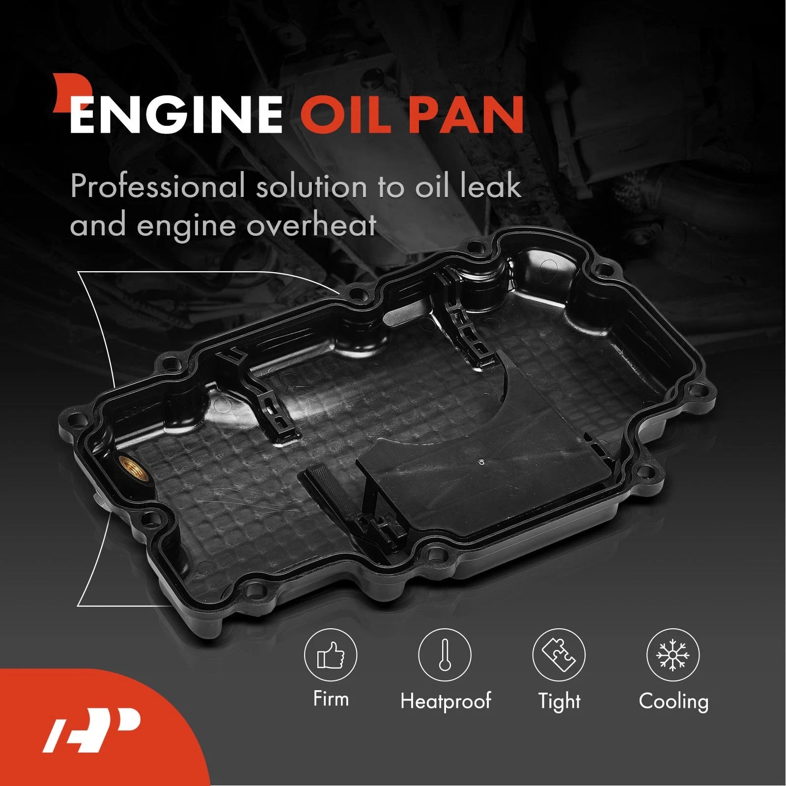 Lower Engine Oil Pan with Gasket for Infiniti Q50 Q60 (2016–2020)