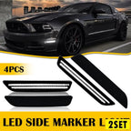 Set of 2 LED Marker Side Lights for Ford Mustang (2010–2014)