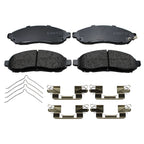 Set of 4 Akebono ProACT Front Ceramic Brake Pads for City Express Frontier Xterra (2015–2019)