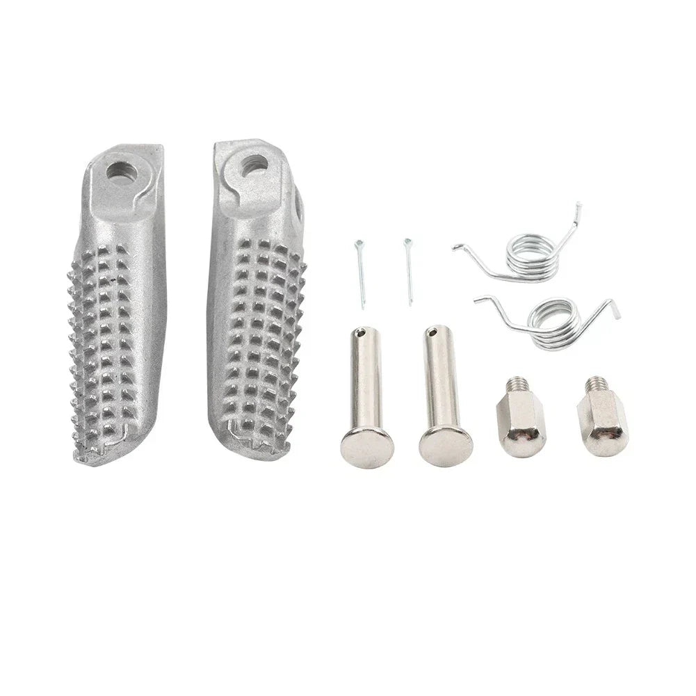 Silver Front Rider Footpeg Footrest Pedals for Yamaha MT09 SP (2021-2023)