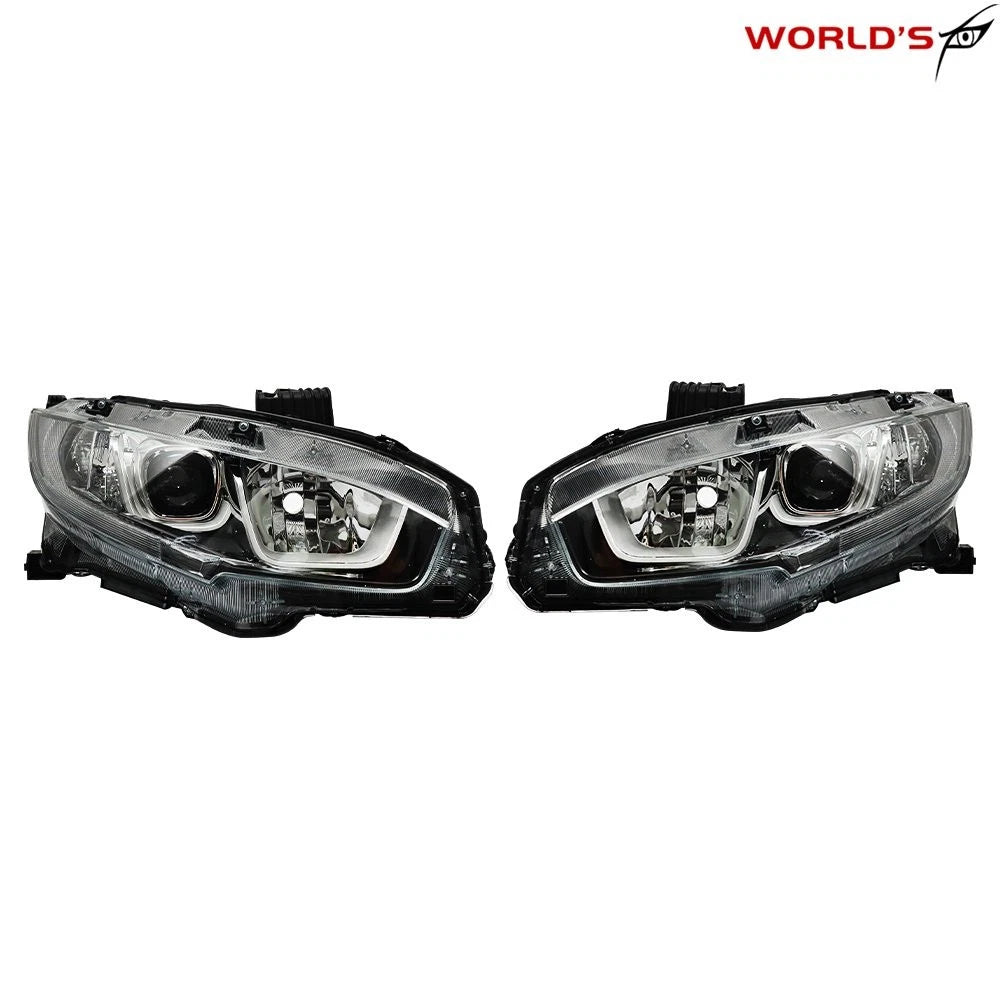 Halogen Headlight with LED DRL for Honda Civic (2016–2020)