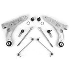 Front Lower Control Arms Sway Bars Tie Rods Kit for 2014 - 18 Jeep Cherokee FWD