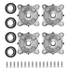 4x Complete Rear Hub Kit for Polaris RZR 800 EFI (2008–2013)