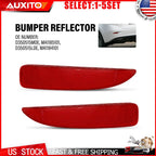 Set of 2 Red Rear Bumper Reflectors for Mazda 5 (2006–2017)