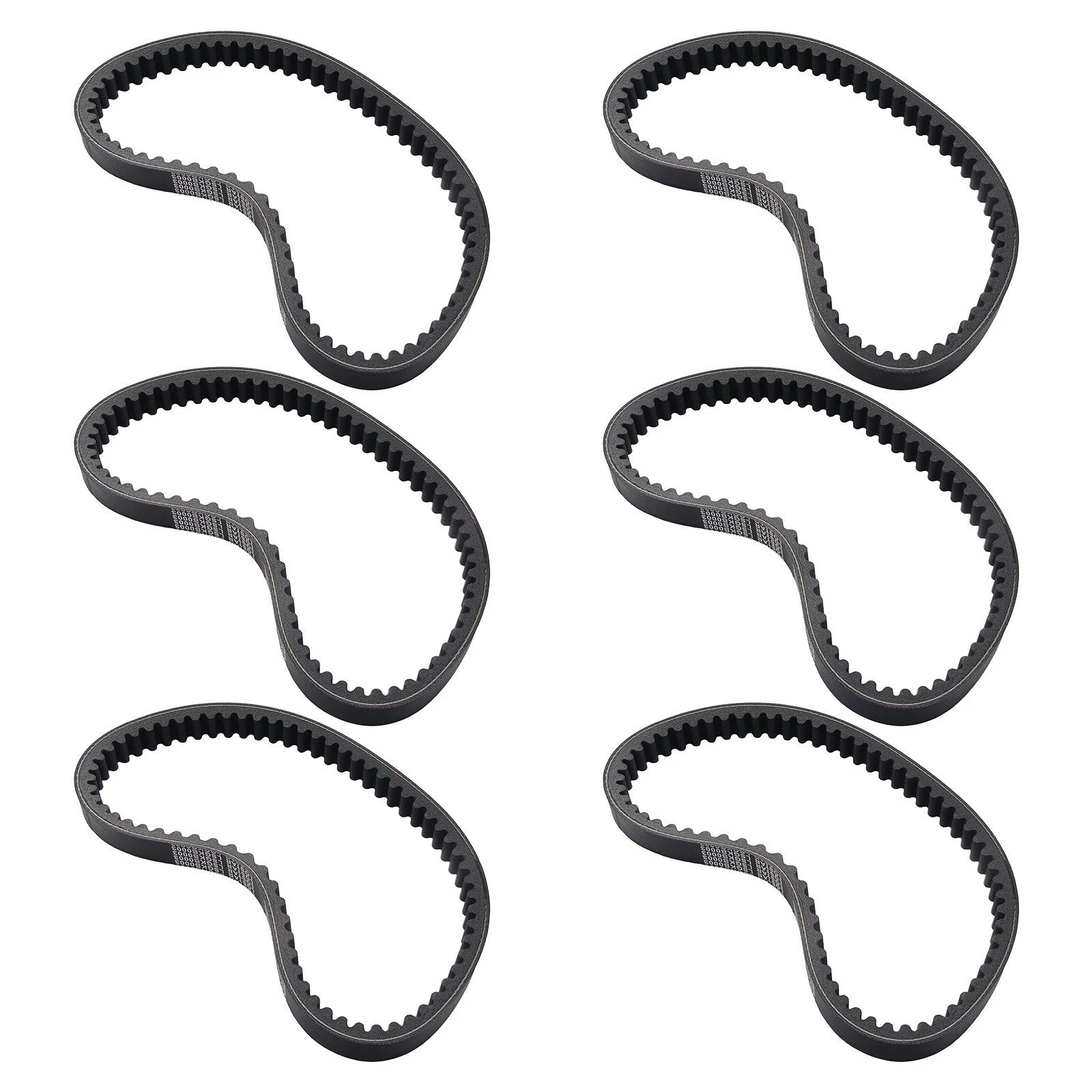 Set of 6 Drive Belts for Manco Go Kart 5hp-7hp (Year Range Not Specified)