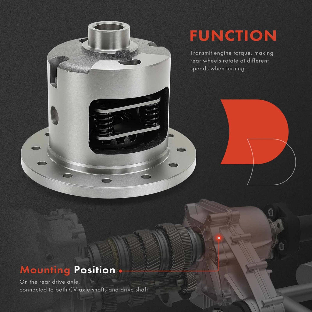 Differential Rear for Chevrolet Malibu Impala Camaro Pontiac GTO Buick