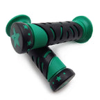 7/8" 22mm Green Star Hand Grips for Yamaha FZR YZF600 (1990–1999)
