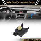 HVAC Heater Blend Door Actuator for Volkswagen Passat (2009–2012) No. 3C1907511B