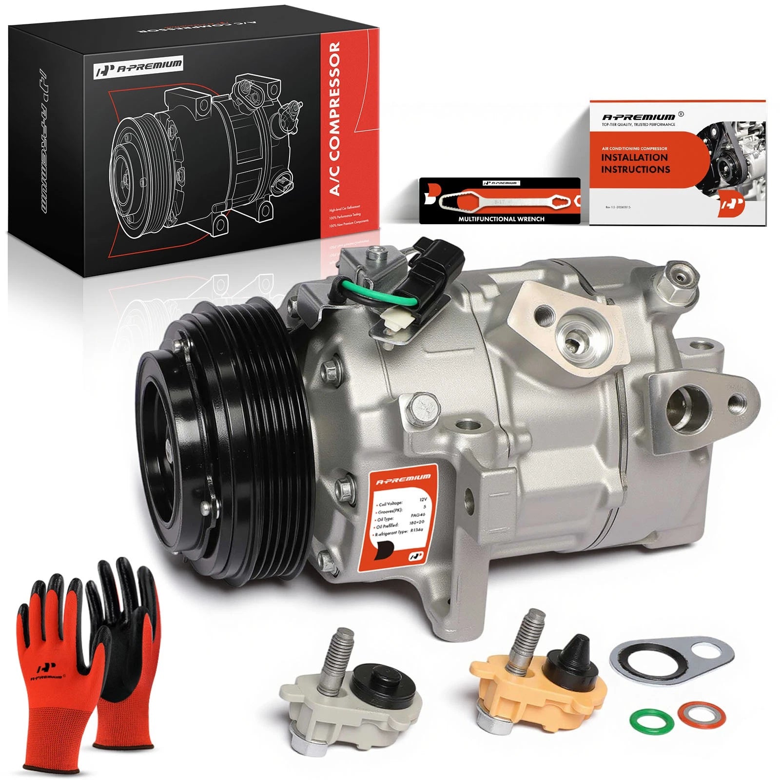 A/C Compressor with Clutch for Ford Expedition (2022–2026)